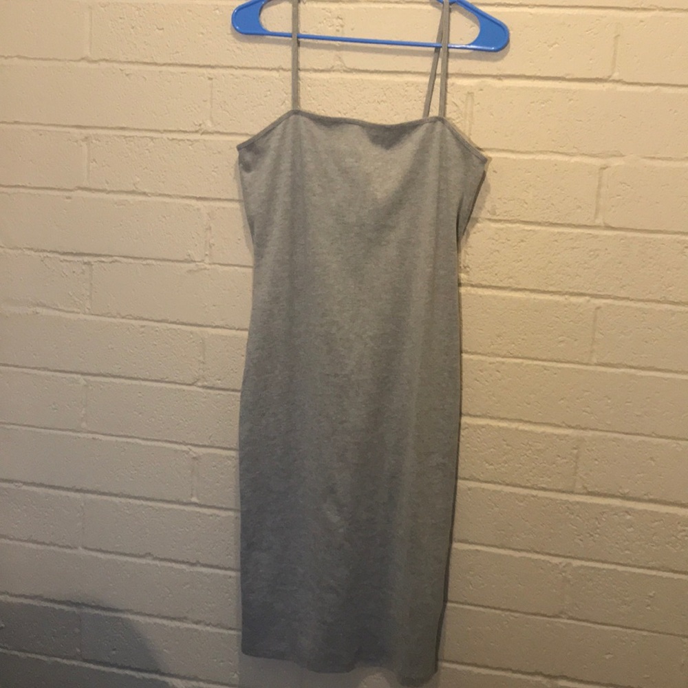 Topshop square neck cami midi dress